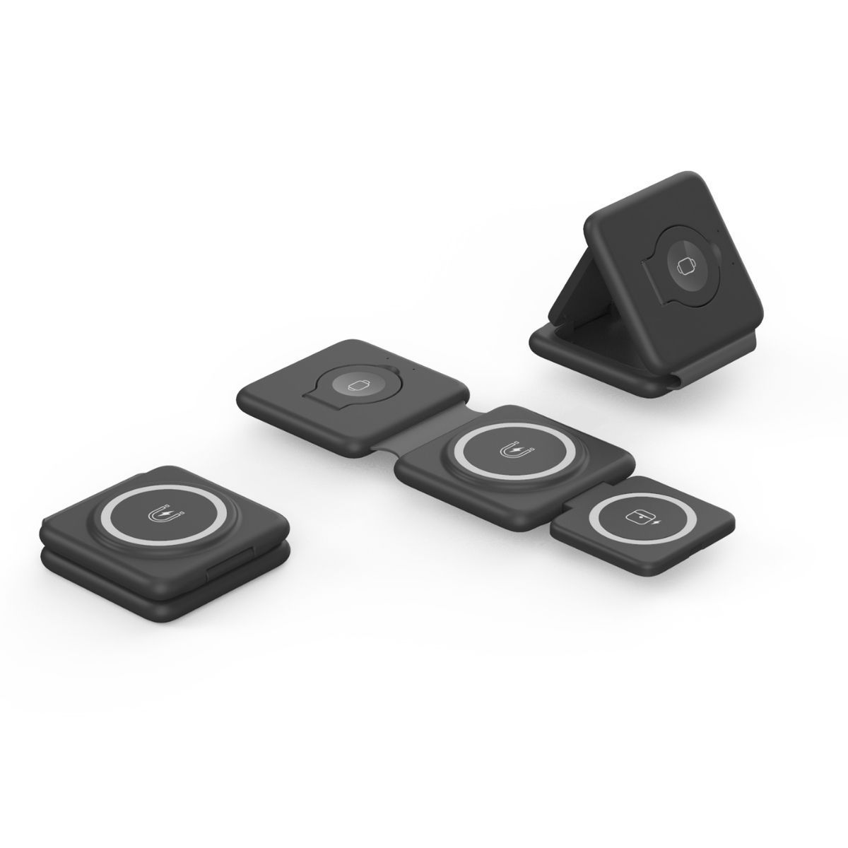 Folding Magnetic Suction Wireless Charger 3-in-1 - image 8