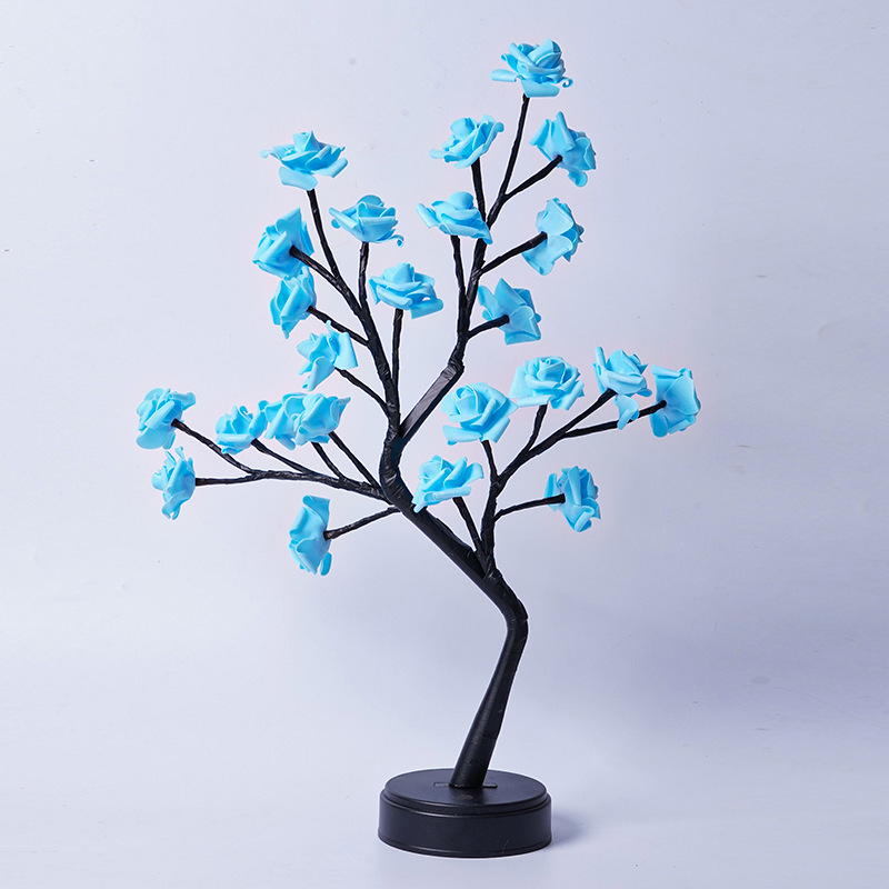 Table Lamp Flower Tree Rose Lamps Fairy Desk Night Lights USB Operated Gifts For Wedding Valentine Christmas Decoration - image 8