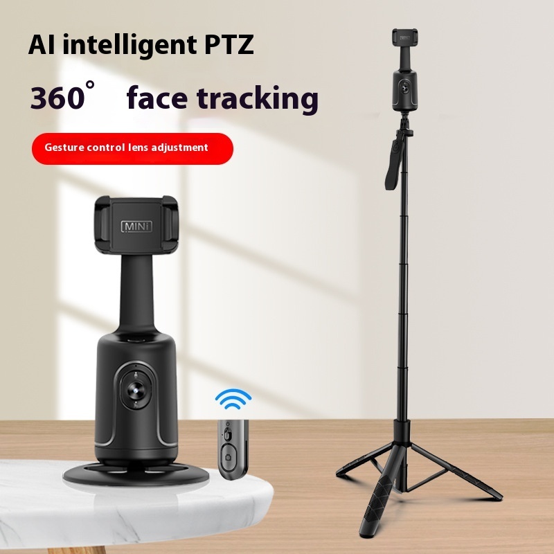 360 Auto Face Tracking Gimbal AI Smart Gimbal Face Tracking Auto Phone Holder For Smartphone Video Vlog Live Stabilizer Tripod - image 12