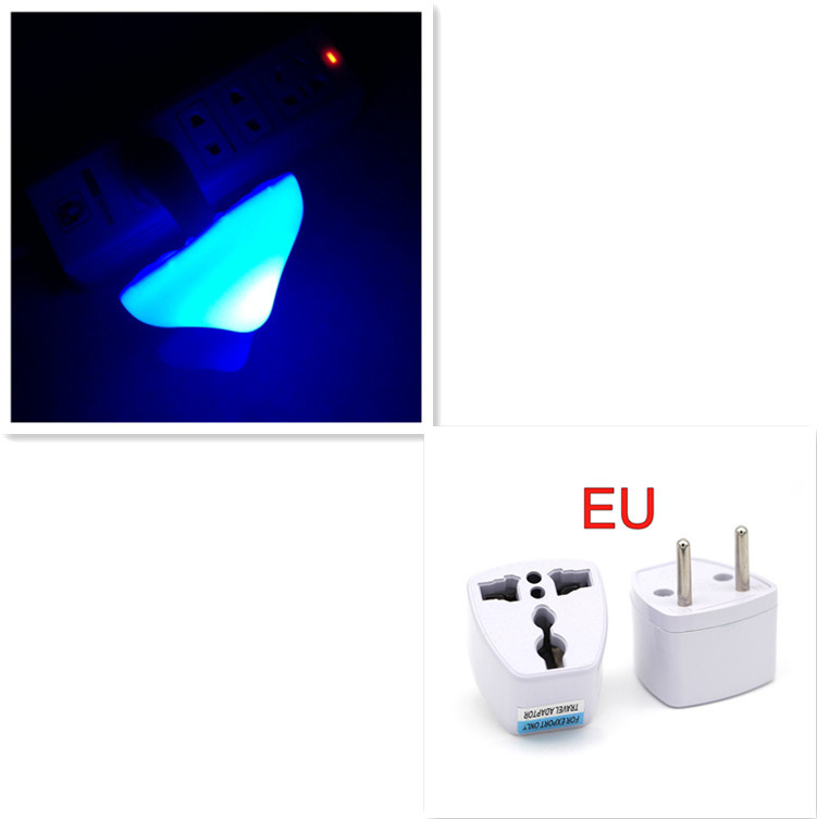 LED Night Light Mushroom Wall Socket Lamp EU US Plug Warm White Light-control Sensor Bedroom Light Home Decoration - image 29