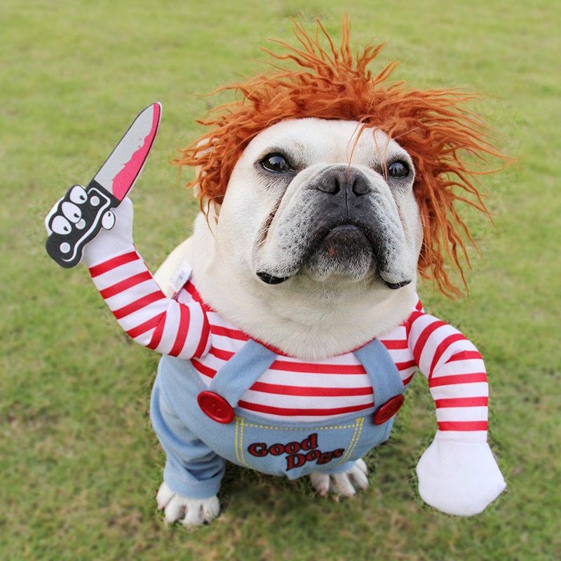 Halloween Pet Costume Pet Dog Funny Clothes Adjustable Dog Cosplay Costume Scary Costume Party Gatherings - image 2