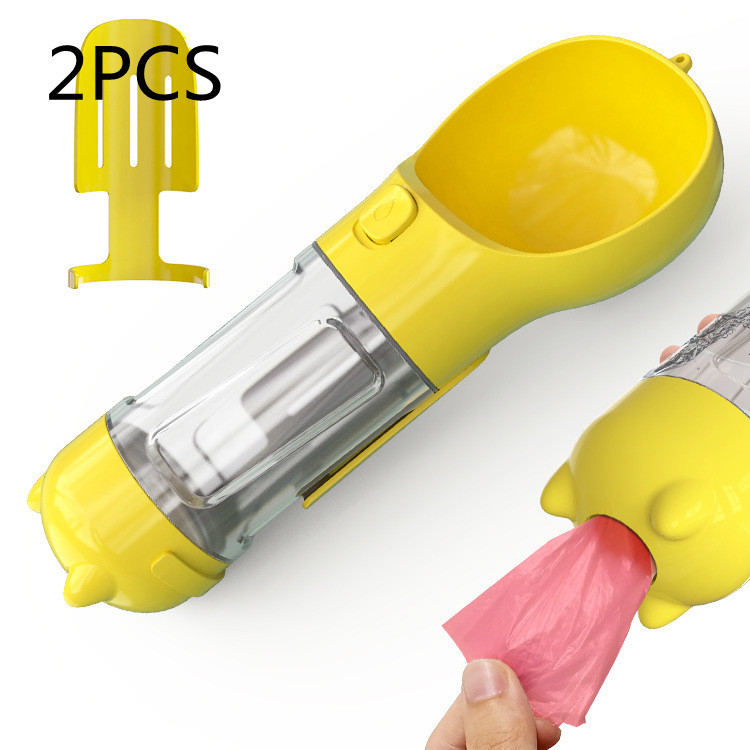 Pet Water Bottle Feeder Bowl Garbage Bag Storage Portable Pet Outdoor Travel 3 In 1 Dog Water Bottle - image 49