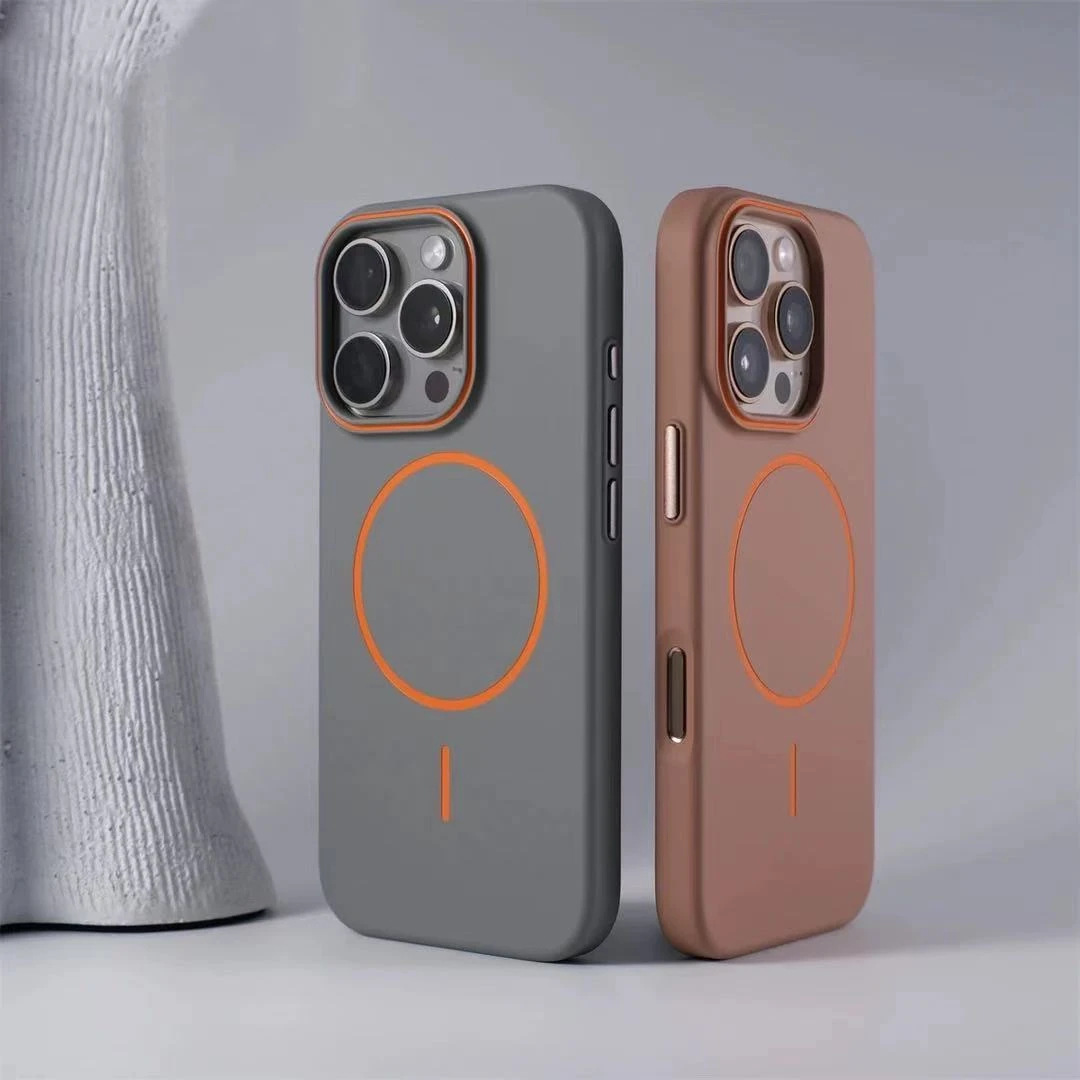 Applicable To IPhone16 Phone Case Skin-feeling Frosted Pc Magnetic Protective Sleeve - image 4