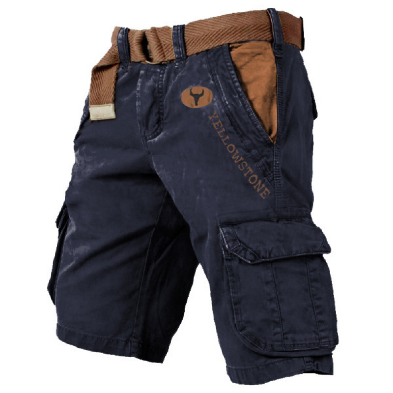 Men's Summer Cotton Shorts In Europe And America - image 45