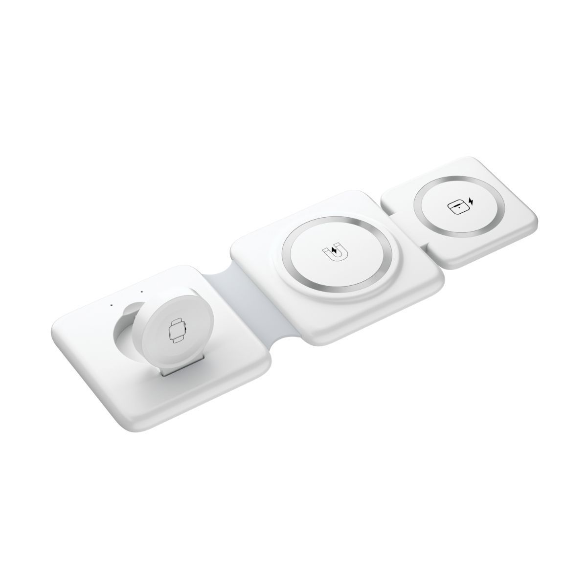 Folding Magnetic Suction Wireless Charger 3-in-1 - image 4