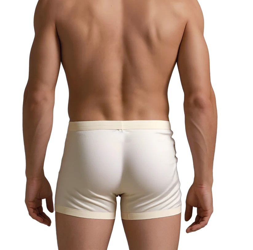 3pcs Satin Silk Boxer Briefs Mid Waist Underpants,Men's Light Luxury Satin Ice Silk Fashion Breathable Boxer Briefs, Silky Sexy Mens Underwear - image 5