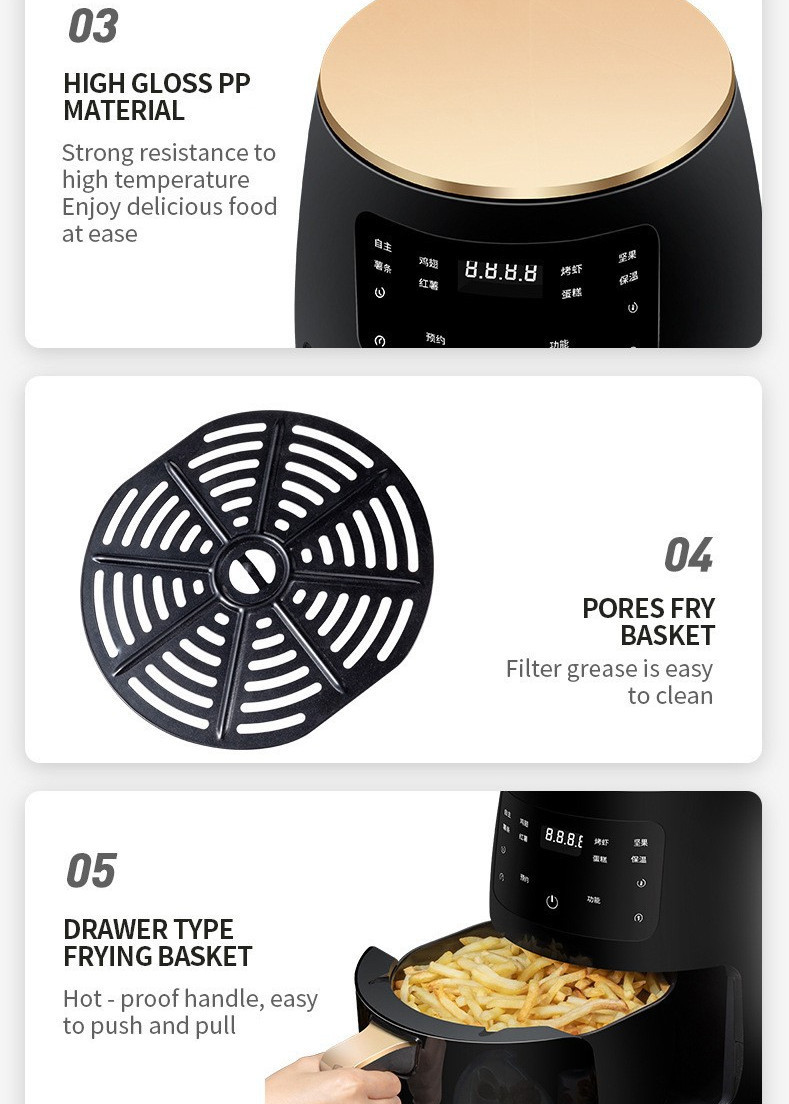 Air Fryer Smart Touch Home Electric Fryer - image 8