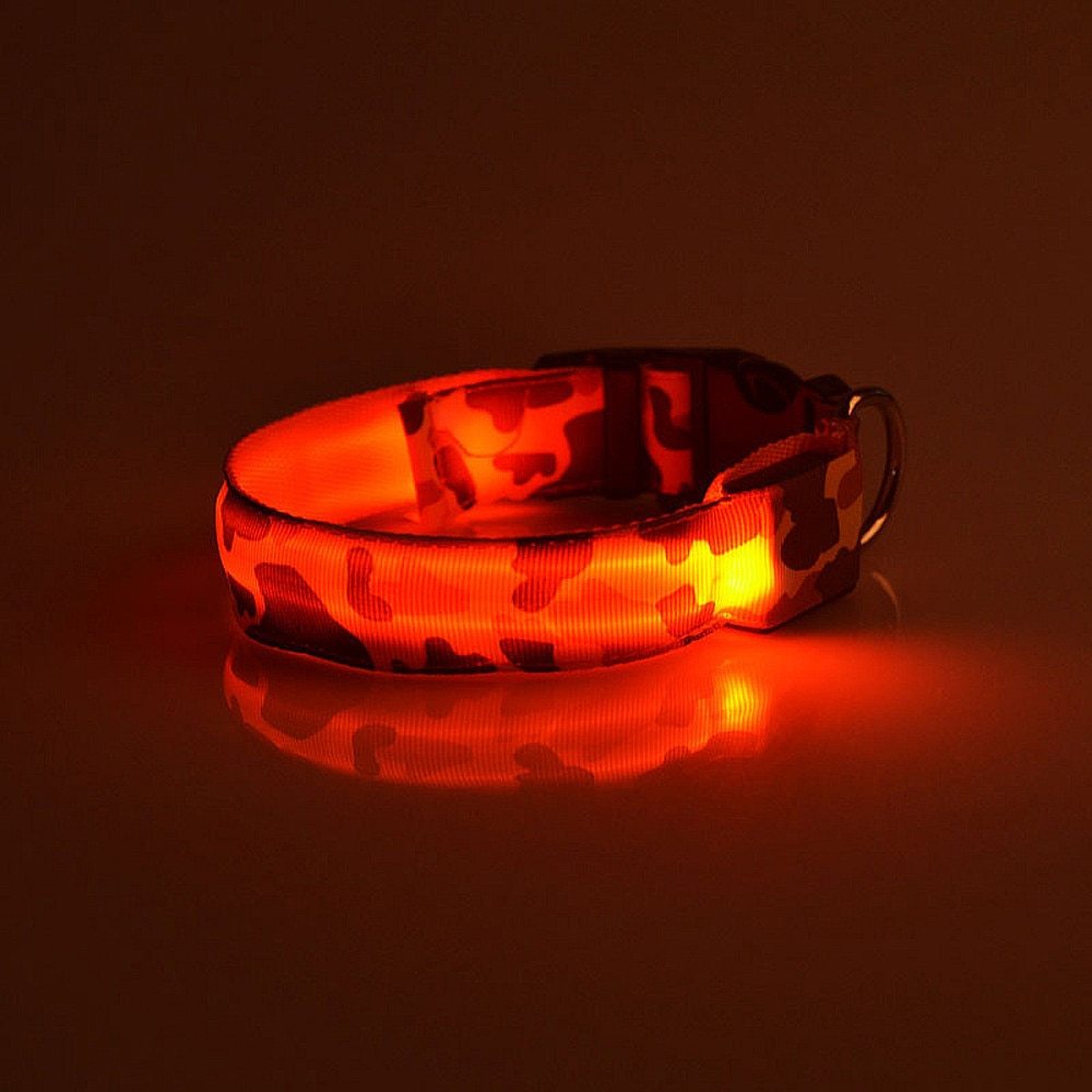 Camouflage pet supplies luminous dog collar - image 2