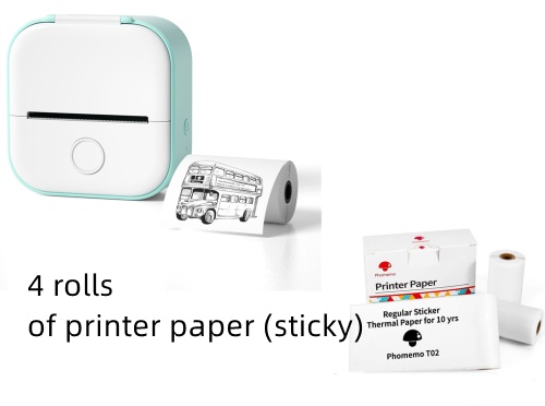 Portable Mini Thermal Label Printer Home Photo Printer Student Wrong Question Printer Bluetooth-compatible Mini Label Printer Price Tag - image 57