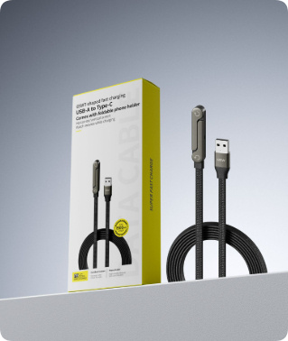 Fast Charging Foldable Bracket Data Cable 2-in-1 Data Wire Foldable Phone Tablet Stand Type-C To Type-C USB-A To Type-C - image 18