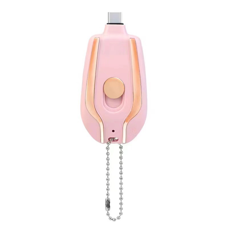 1500mAh Mini Power Emergency Pod Keychain Charger With Type-C Ultra-Compact Mini Battery Pack Fast Charging Backup Power Bank - image 12