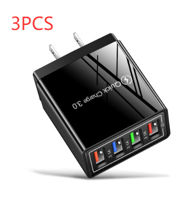 USB Charger Quick Charge 3.0 4 Phone Adapter For Tablet Portable Wall Mobile Charger Fast Charger - image 24