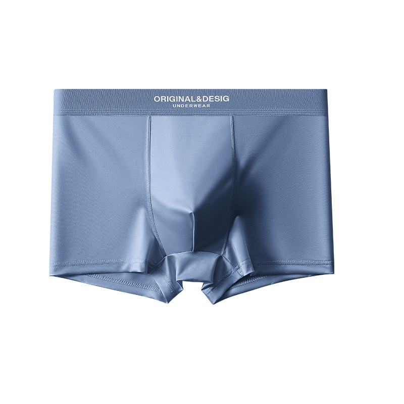 Men's Satin Light Luxury Ice Silk Underwear Summer Breathable Boxers Shorts New Boxers - image 62