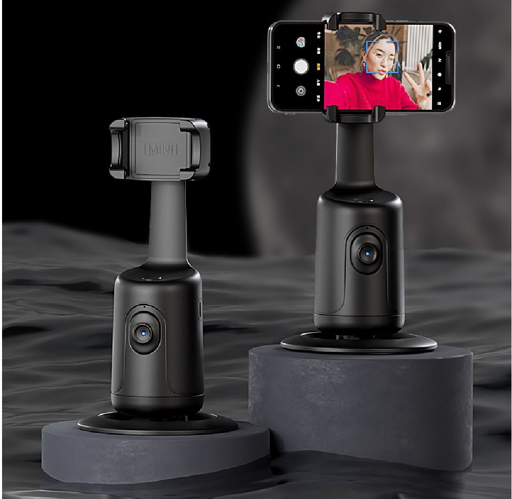 360 Auto Face Tracking Gimbal AI Smart Gimbal Face Tracking Auto Phone Holder For Smartphone Video Vlog Live Stabilizer Tripod - image 7