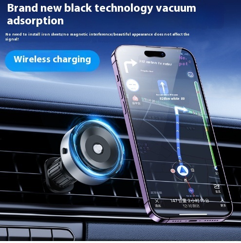Intelligent Mobile Phone Holder Double-Sided Car Mount Magnetic Universal Adsorption Bracket Vacuum Adsorption Stable For Phone - image 5