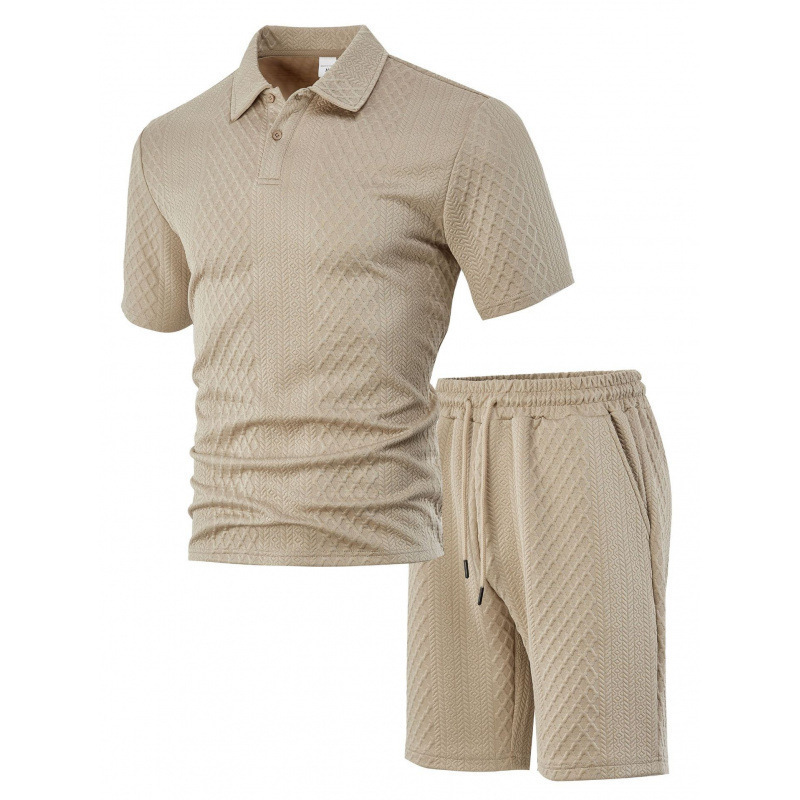 Mens Casual Suit With Jacquard And A Lapel - image 40
