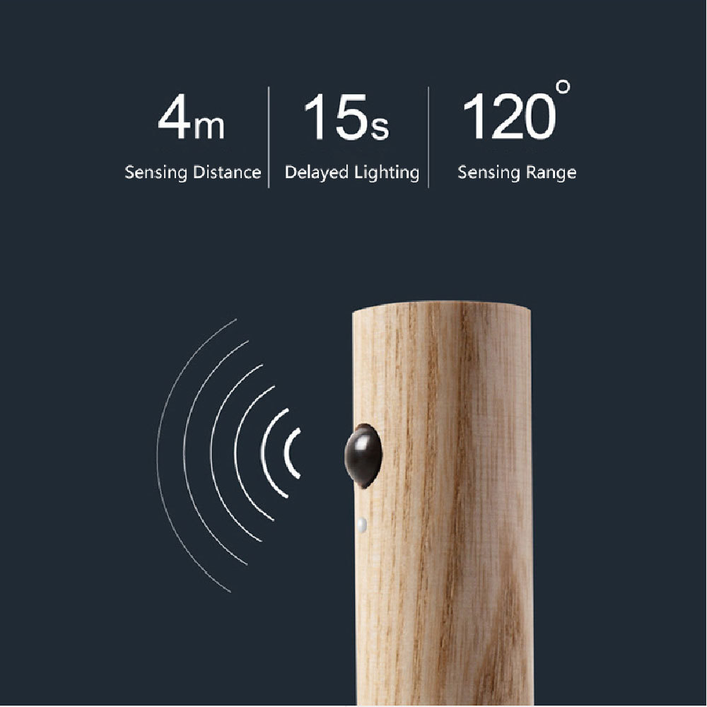 Auto LED USB Magnetic Wireless Night Light Corridors Porch Lights PIR Motion Sensor Wall Light Cabinet Lamp - image 2
