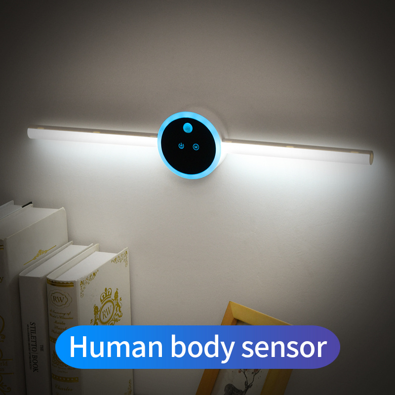 Smart Cabinet Light Clock Timing Sensor Light Removable LED Wardrobe Light Human Body Sensor Light - image 13