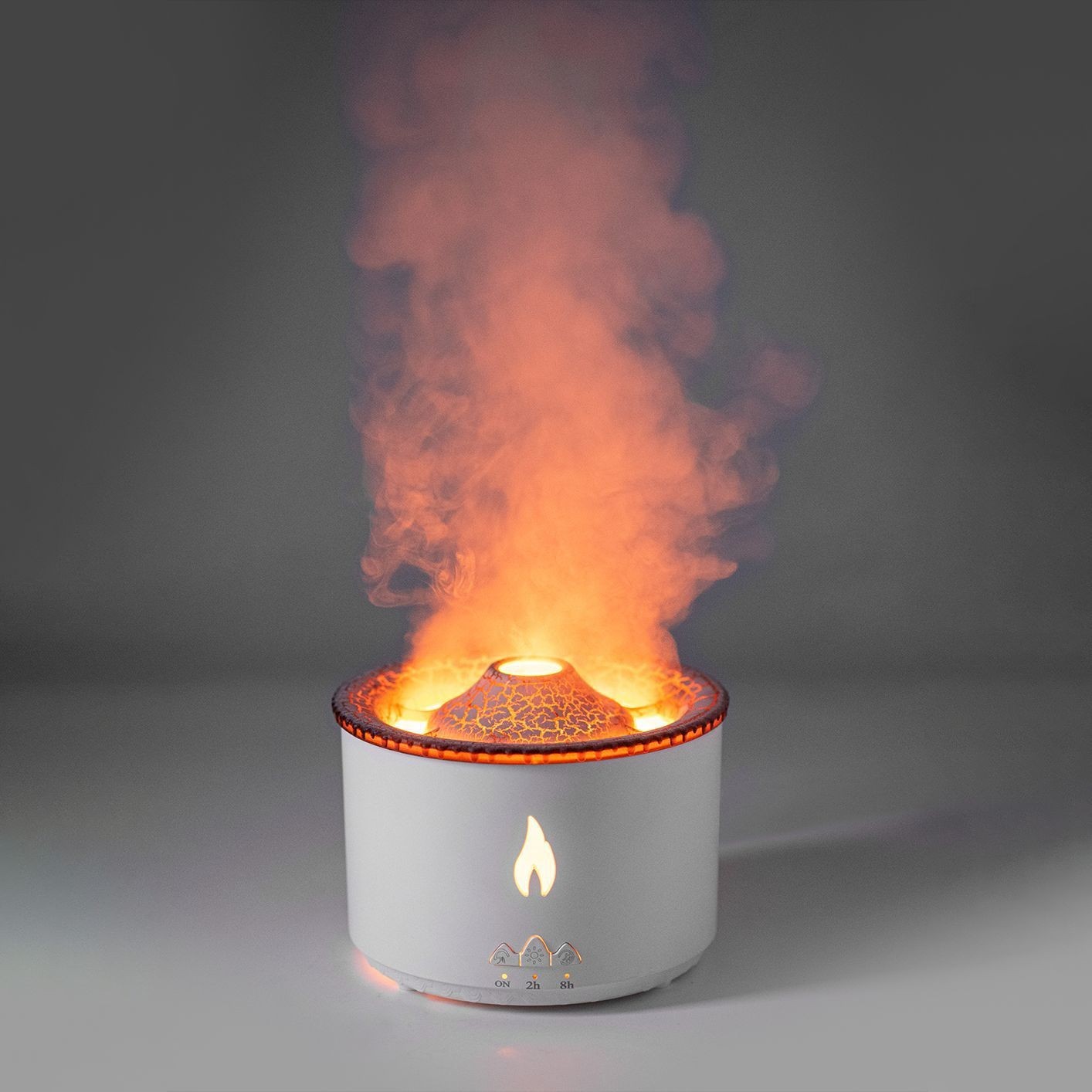 New Creative Ultrasonic Essential Oil Humidifier Volcano Aromatherapy Machine Spray Jellyfish Air Flame Humidifier Diffuser - image 25