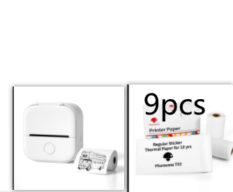 Portable Mini Thermal Label Printer Home Photo Printer Student Wrong Question Printer Bluetooth-compatible Mini Label Printer Price Tag - image 42