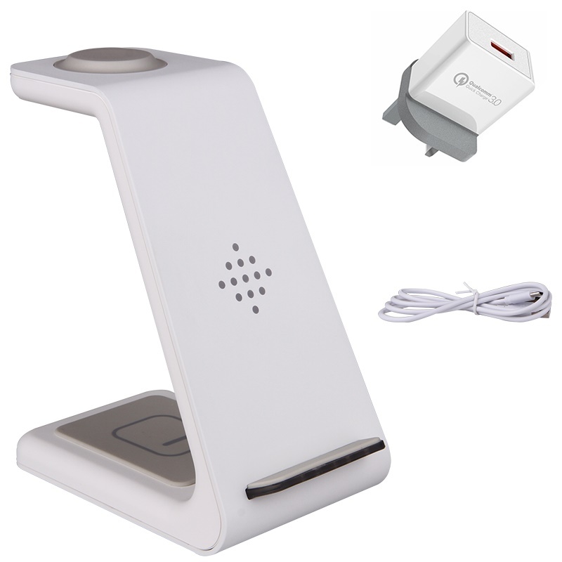 3 In 1 Fast Charging Station Wireless Charger Stand Wireless Quick Charge Dock For Phone Holder - image 39