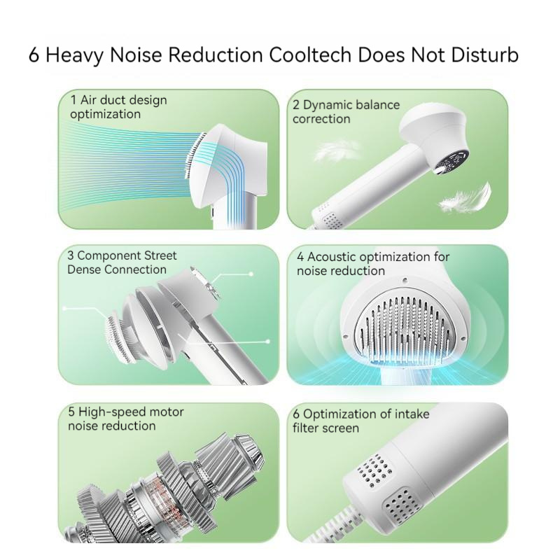 Smart Pet Hair Dryer Dog Golden Retriever Cat Grooming Hairdressing Blow &amp; Comb Silent No Harm Pet Cleaning Supplies Pet Products - image 5