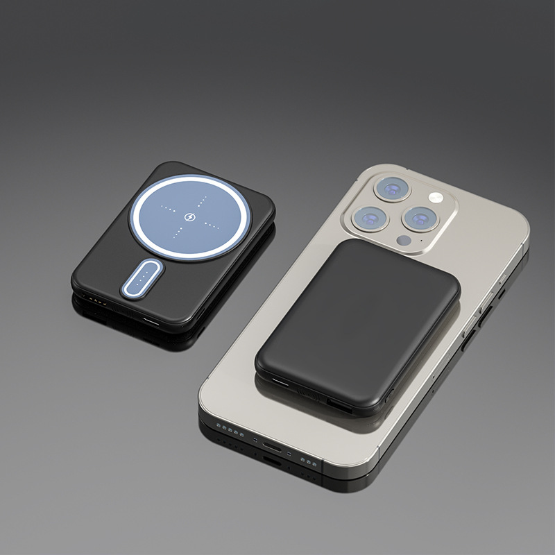 Magnetic Suction Charging Bank Wireless Charging Bank Mobile Power Supply - image 6