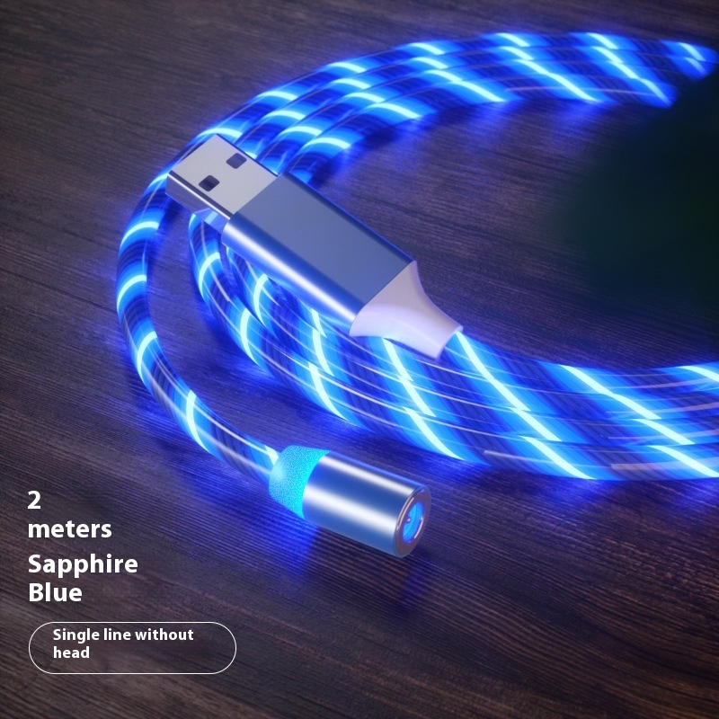 Magnetic Charging Cable Streamer Fast Charging Cable Lighting Micro USB Cable LED Magnet Charger Type-C Cable - image 43