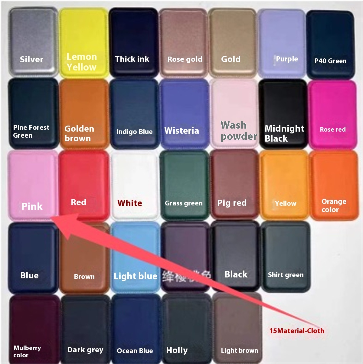For Magsafe Magnetic Luxury Leather Card Holder Wallet Case For 14 Pro Max 13 12 Phone Bag Adsorption Accessories Cover - image 13