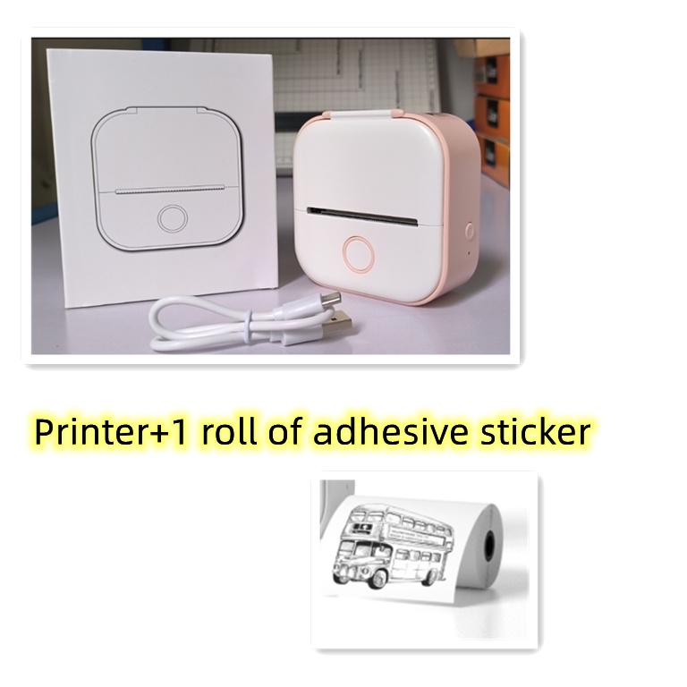 Portable Mini Thermal Label Printer Home Photo Printer Student Wrong Question Printer Bluetooth-compatible Mini Label Printer Price Tag - image 78