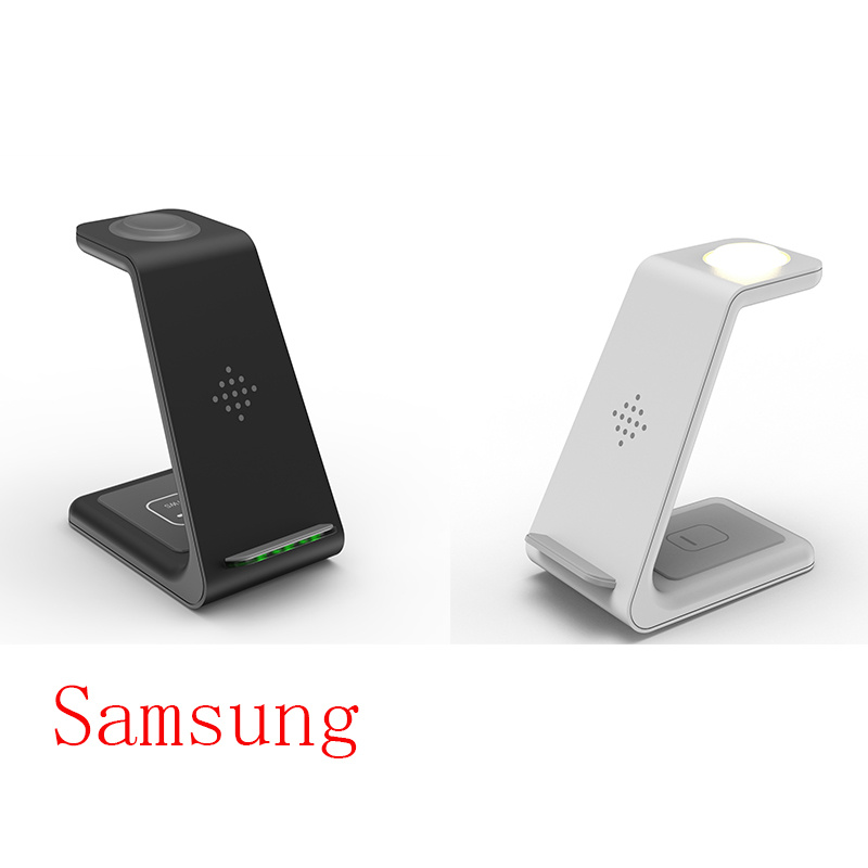 3 In 1 Fast Charging Station Wireless Charger Stand Wireless Quick Charge Dock For Phone Holder - image 31