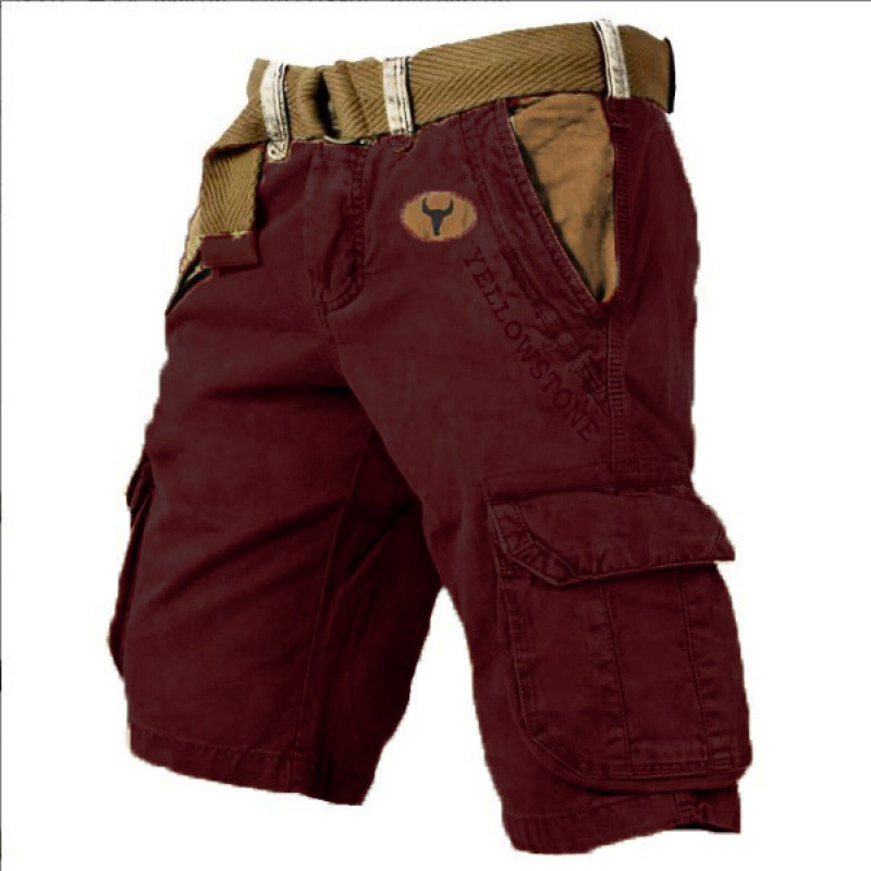 Men's Summer Cotton Shorts In Europe And America - image 19