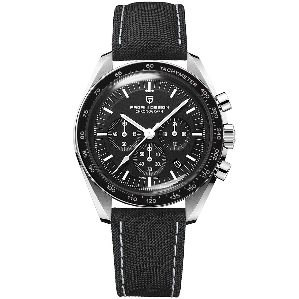 PAGANI DESIGN Moon Mens Watches 2025 Top Brand Luxury Quartz Watch For Men Chronograph Luminous Sapphire Mirror Waterproof Clock - image 9