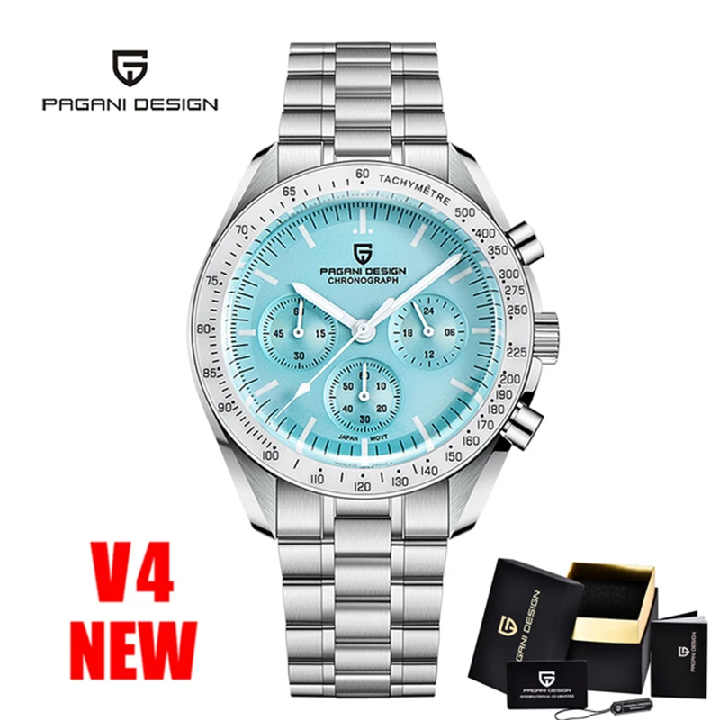 PAGANI DESIGN Moon Mens Watches 2025 Top Brand Luxury Quartz Watch For Men Chronograph Luminous Sapphire Mirror Waterproof Clock - image 16