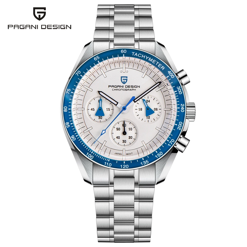 PAGANI DESIGN Moon Mens Watches 2025 Top Brand Luxury Quartz Watch For Men Chronograph Luminous Sapphire Mirror Waterproof Clock - image 10