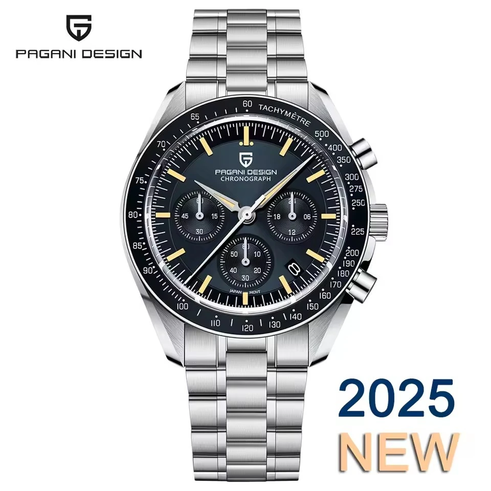 PAGANI DESIGN Moon Mens Watches 2025 Top Brand Luxury Quartz Watch For Men Chronograph Luminous Sapphire Mirror Waterproof Clock - image 21