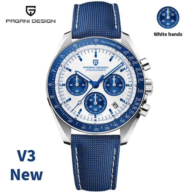 PAGANI DESIGN Moon Mens Watches 2025 Top Brand Luxury Quartz Watch For Men Chronograph Luminous Sapphire Mirror Waterproof Clock - image 23