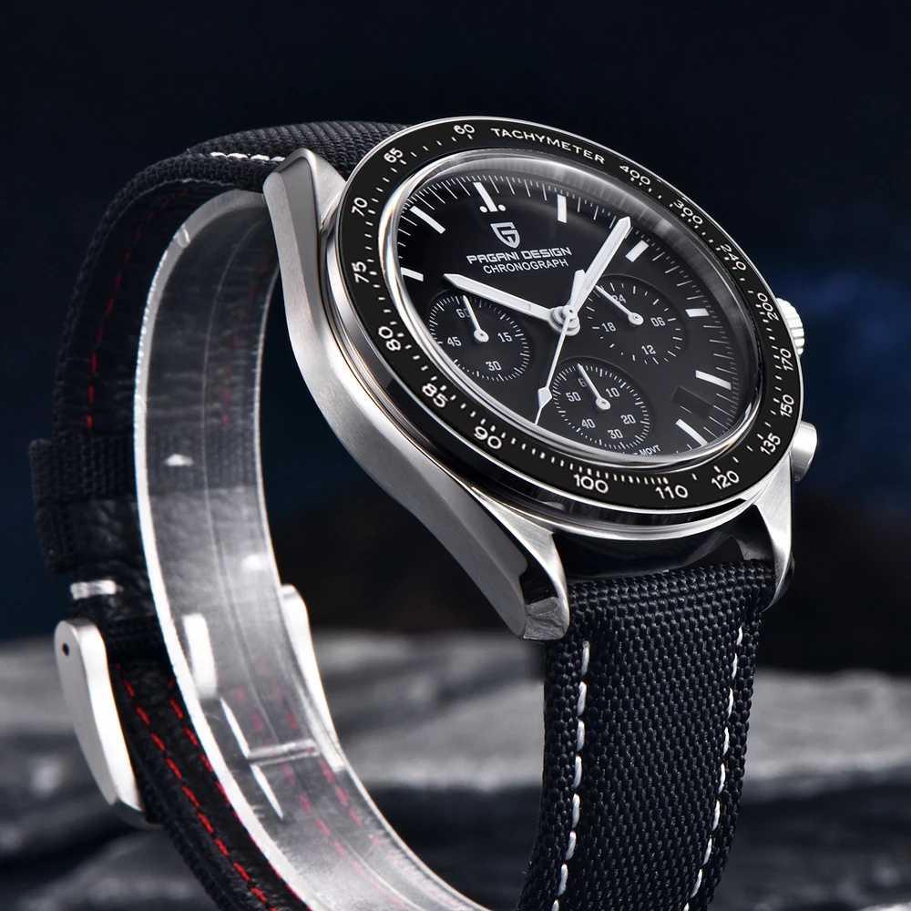 PAGANI DESIGN Moon Mens Watches 2025 Top Brand Luxury Quartz Watch For Men Chronograph Luminous Sapphire Mirror Waterproof Clock - image 5