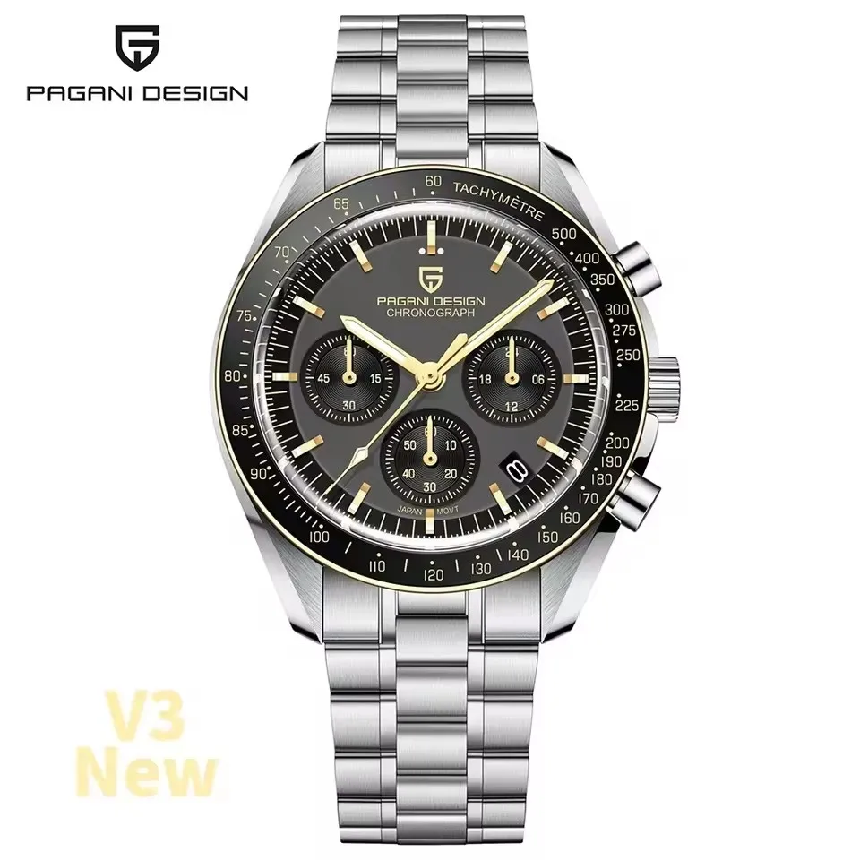 PAGANI DESIGN Moon Mens Watches 2025 Top Brand Luxury Quartz Watch For Men Chronograph Luminous Sapphire Mirror Waterproof Clock - image 28