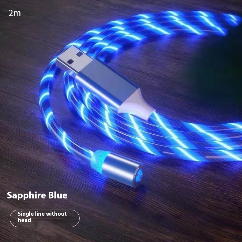 Magnetic Charging Cable Streamer Fast Charging Cable Lighting Micro USB Cable LED Magnet Charger Type-C Cable - image 42