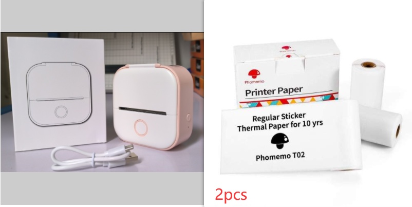 Portable Mini Thermal Label Printer Home Photo Printer Student Wrong Question Printer Bluetooth-compatible Mini Label Printer Price Tag - image 37