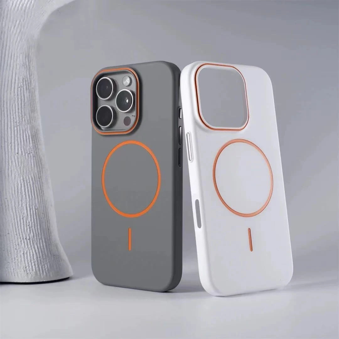 Applicable To IPhone16 Phone Case Skin-feeling Frosted Pc Magnetic Protective Sleeve - image 2