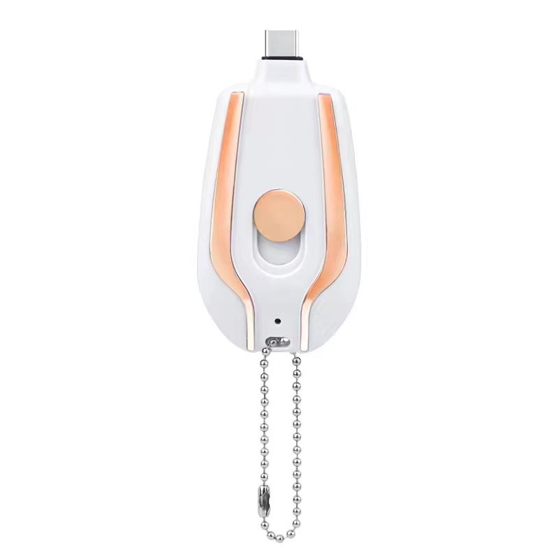 1500mAh Mini Power Emergency Pod Keychain Charger With Type-C Ultra-Compact Mini Battery Pack Fast Charging Backup Power Bank - image 14