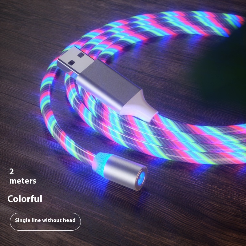Magnetic Charging Cable Streamer Fast Charging Cable Lighting Micro USB Cable LED Magnet Charger Type-C Cable - image 40