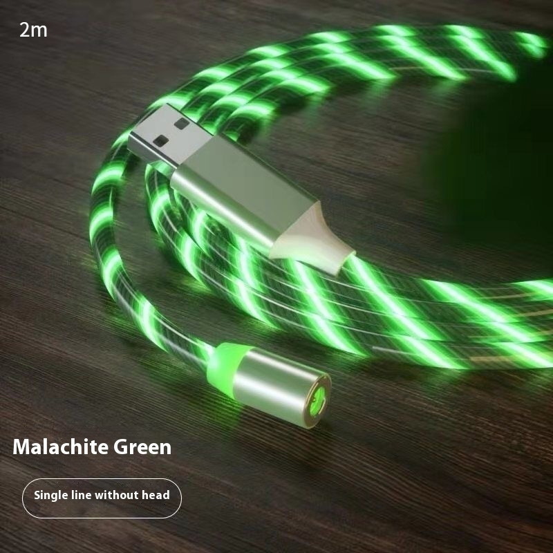 Magnetic Charging Cable Streamer Fast Charging Cable Lighting Micro USB Cable LED Magnet Charger Type-C Cable - image 36