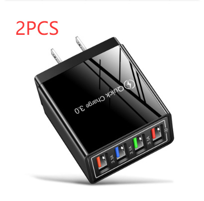 USB Charger Quick Charge 3.0 4 Phone Adapter For Tablet Portable Wall Mobile Charger Fast Charger - image 25