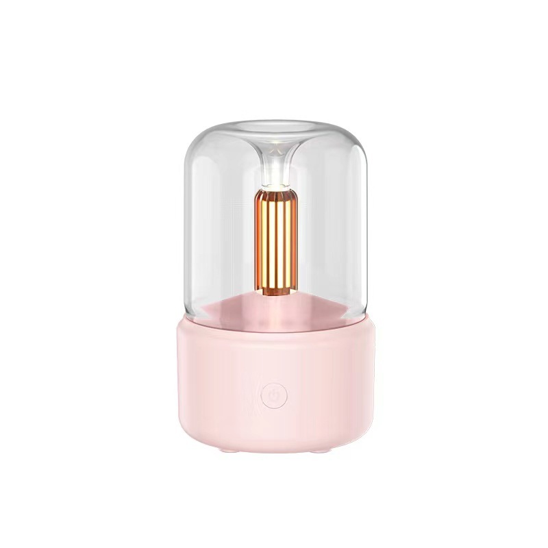 Atmosphere Light Humidifier Candlelight Aroma Diffuser Portable 120ml Electric USB Air Humidifier Cool Mist Maker Fogger 8-12 Hours With LED Night Light - image 8