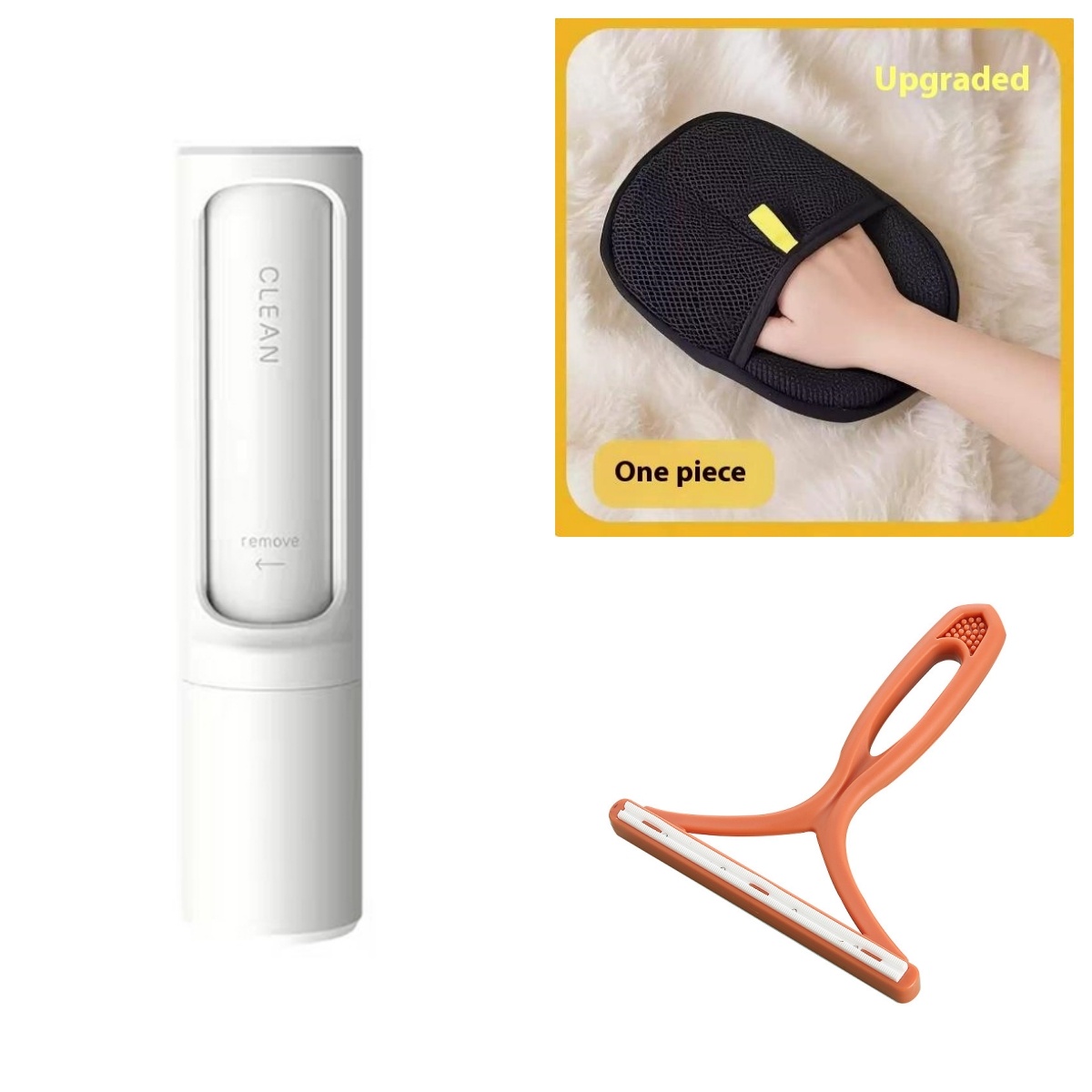 2-1 Reusable Pet Hair Remover Brush Lint Roller Portable Effective Self Cleaning Tool for Cat Dog Fur Hair Dust Removal Brush - image 27