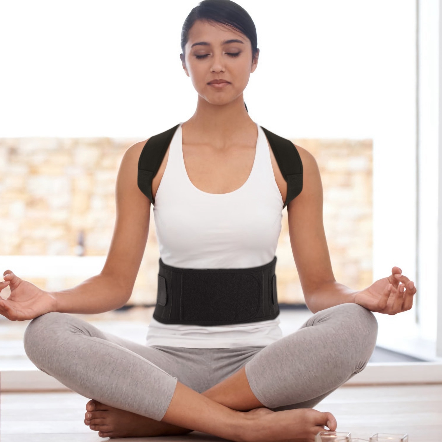 Unisex Posture Corrector Support Magnetic Lumbar Back Posture Support Belt Adjustable Upper Back Braces Clavicle Shoulder Brace Belt Pain Relief Therapy - image 14