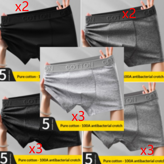 High-End Antibacterial Cotton Boxer Briefs For Men - image 37